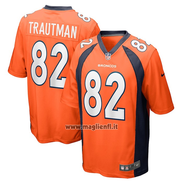 Maglia NFL Game Denver Broncos Adam Trautman Arancione